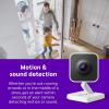 imageRoku Indoor Camera  Home Security  2Pack  Wired Security Camera ampamp Pet Monitor with 1080p HD Color Night Vision Works with Alexa ampamp Google Motion ampamp Sound Detection WDR ampamp WiFi 61 Pack