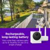 imageRoku Outdoor Camera for Home Security  IP65 Weather Resistance Wireless Security Camera with 1080p HD Night Vision Works with Alexa ampamp Google Motion Detection  90Day Subscription Included White