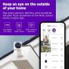 imageRoku Outdoor Camera for Home Security  IP65 Weather Resistance Wireless Security Camera with 1080p HD Night Vision Works with Alexa ampamp Google Motion Detection  90Day Subscription Included White