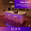 imageRoku Smart LED Light Strip 328ft  Color Options with Adjustable Brightness ampamp Temperature  Peel ampamp Stick WiFi Smart Strip Lights Works Voice Alexa ampamp Google Assistant  Smart Home Products LS1032RColor