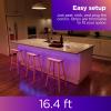 imageRoku Smart LED Light Strip 328ft  Color Options with Adjustable Brightness ampamp Temperature  Peel ampamp Stick WiFi Smart Strip Lights Works Voice Alexa ampamp Google Assistant  Smart Home Products LS1032RColor