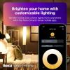 imageRoku Smart Light Bulbs White 1Pack  Dimmable A19 Lightbulbs with Adjustable Brightness ampamp Temperature  WiFi Smart Bulbs Works Voice Alexa ampamp Google Assistant No Hub RequiredWhite