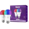 imageRoku Smart Light Bulbs White 1Pack  Dimmable A19 Lightbulbs with Adjustable Brightness ampamp Temperature  WiFi Smart Bulbs Works Voice Alexa ampamp Google Assistant No Hub RequiredMulticolor