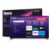 imageRoku Smart TV  55Inch Pro Series 4K QLED RokuTV with Backlit Roku Voice Remote Pro Dolby Vision IQ 120Hz Refresh Rate  Live Local News Sports GamingTV only
