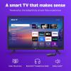 imageRoku Smart TV 2025  32Inch Select Series 1080p Full HD TV  Roku TV with Voice Remote  Flat Screen LED Television with WiFi for Streaming Live Local News Sports Family Entertainment32