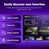 imageRoku Smart TV 2025  65Inch Plus Series MiniLED TV  RokuTV with Enhanced Voice Remote  Flat Screen 4K QLED Television with Dolby Vision ampamp WiFi for Streaming Live Local News SportsTV only