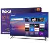 imageRoku Smart TV 2025  65Inch Select Series 4K HDR TV  RokuTV with Enhanced Voice Remote  Flat Screen LED Television with WiFi for Streaming Live Local News Sports Family EntertainmentTV only