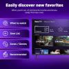 imageRoku Smart TV 2025  65Inch Select Series 4K HDR TV  RokuTV with Enhanced Voice Remote  Flat Screen LED Television with WiFi for Streaming Live Local News Sports Family EntertainmentTV only