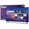 imageRoku Smart TV 2025  65Inch Select Series 4K HDR TV  RokuTV with Enhanced Voice Remote  Flat Screen LED Television with WiFi for Streaming Live Local News Sports Family EntertainmentTV only