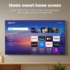 imageRoku Smart TV 2025  65Inch Select Series 4K HDR TV  RokuTV with Enhanced Voice Remote  Flat Screen LED Television with WiFi for Streaming Live Local News Sports Family EntertainmentTV only