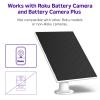 imageRoku Solar Panel USBC 2025 for Roku Battery Camera and Battery Plus Only  IP65 Weather Resistant Solar Charger for Driveway Backyard ampamp Porch with 360 Swivel Mount  Smart Home