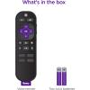imageRoku Voice Remote  Replacement TV Remote Control with Voice Control Simple Setup ampamp PreSet App Shortcuts  Compatible with Roku TV Players ampamp Audio Devices