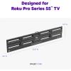 imageRoku Wall Mount Kit for 55Inch Pro Series TV  UltraSlim with Minimalist Flat Design  Hinged TV Mount and Kickstand for Easy Access to Cables55