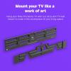 imageRoku Wall Mount Kit for 55Inch Pro Series TV  UltraSlim with Minimalist Flat Design  Hinged TV Mount and Kickstand for Easy Access to Cables65