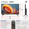 imageWestinghouse 24inch Smart TV HD Xumo TV with Voice Remote Flat Screen Television wDolby Atmos Bluetooth Apple AirPlay WiFi ampamp Mobile Connectivity32 Inch  HD