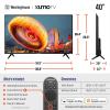 imageWestinghouse 24inch Smart TV HD Xumo TV with Voice Remote Flat Screen Television wDolby Atmos Bluetooth Apple AirPlay WiFi ampamp Mobile Connectivity40 Inch  FHD