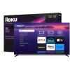 imageRoku Smart TV  55Inch Pro Series 4K QLED RokuTV with Backlit Roku Voice Remote Pro Dolby Vision IQ 120Hz Refresh Rate  Live Local News Sports GamingTV only
