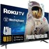 imageWestinghouse Roku TV 50 Inch Smart TV 4K UHD QLED Television wHDR 10 Dolby Vision WiFi ampamp Mobile App Connectivity Flat Screen Compatible wApple HomeKit Alexa ampamp Google Assistant43 Inch QLED