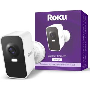 imageRoku Battery Camera for Home Security  New 2025 WeatherResistant Indoor ampamp Outdoor Wireless Camera ampamp Pet Monitor with 1080p HD ampamp TwoWay Audio  Rechargeable Motion Detection ampamp WiFiBattery Camera