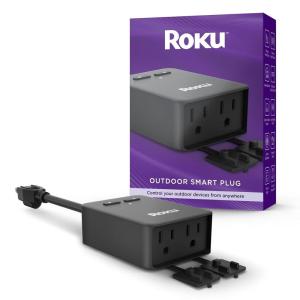 imageRoku Smart Home Indoor Smart Plug 2Pack  WiFi Smart Plugs Works with Alexa ampamp Google Assistant No Hub Required  Custom Scheduling Timer ampamp MultiOutlet Sync  EasytoSetup Smart Home ProductsOutdoor Smart Plug