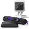 imageRoku Express 4K Streaming Device with Voice Remote ampamp Indoor Camera Bundle