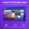 imageRoku Smart TV  50Inch Select Series 4K HDR TV  Roku TV with Roku Remote  Flat Screen LED Television with WiFi for Streaming Live Local News Sports Family Entertainment4K