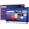 imageRoku Smart TV  50Inch Select Series 4K HDR TV  Roku TV with Roku Remote  Flat Screen LED Television with WiFi for Streaming Live Local News Sports Family Entertainment4K