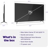 image:imageRoku Smart TV 2026  85Inch Select Series 4K QLED TV  Roku TV with Voice Remote  Flat Screen QLED Television with WiFi for Streaming Live Local News Sports amp Movies  Bluetooth Headphone Mode4K QLED