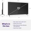 image:imageRoku Smart TV 2026  85Inch Select Series 4K QLED TV  Roku TV with Voice Remote  Flat Screen QLED Television with WiFi for Streaming Live Local News Sports amp Movies  Bluetooth Headphone Mode4K