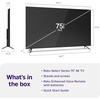image:imageRoku Smart TV 2026  85Inch Select Series 4K QLED TV  Roku TV with Voice Remote  Flat Screen QLED Television with WiFi for Streaming Live Local News Sports amp Movies  Bluetooth Headphone Mode4K