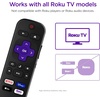 image:imageRoku TV Remote Control Official Manufacturer Product  Simple Setup amp PreSet App Shortcuts  Replacement Remote Compatible with RokuTV Models ONLY Not Roku PlayersPack of 2Pack of 1