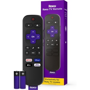 image:imageRoku TV Remote Control Official Manufacturer Product  Simple Setup amp PreSet App Shortcuts  Replacement Remote Compatible with RokuTV Models ONLY Not Roku PlayersPack of 2Pack of 1