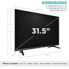 image:imageHisense 40Inch Class H4 Series LED Roku Smart TV with Alexa Compatibility 40H4F 2020 Model32 in