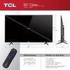 image:imageTCL 55 Class 4Series 4K UHD HDR Smart Roku TV  55S435 2021 Model55 in