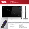 image:imageTCL 55 Class 4Series 4K UHD HDR Smart Roku TV  55S435 2021 Model85 in