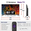 image:imageWestinghouse Roku TV  32 Inch Smart TV HD QLED Television wDolby Digital WiFi amp Mobile App Connectivity Flat Screen Bluetooth Compatible wApple AirPlay Alexa amp Google Assistant32 Inch