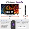image:imageWestinghouse Roku TV  32 Inch Smart TV HD QLED Television wDolby Digital WiFi amp Mobile App Connectivity Flat Screen Bluetooth Compatible wApple AirPlay Alexa amp Google Assistant43 Inch