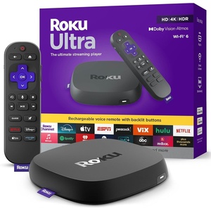image:imageRoku Ultra Ultimate Streaming Player Renewed 4K Streaming Device for TV  HDR10 Dolby Vision amp Atmos  Bluetooth amp WiFi 6  Rechargeable Voice Remote Pro with Backlit Buttons Renewed