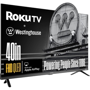image:imageWestinghouse Roku TV  32 Inch Smart TV HD QLED Television wDolby Digital WiFi amp Mobile App Connectivity Flat Screen Bluetooth Compatible wApple AirPlay Alexa amp Google Assistant40 Inch