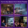 image:imageAurzen Roku TV D1R Cube Smart Outdoor Projector with WiFi and BluetoothWhite