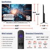 image:imageWestinghouse 75 Inch Mini LED 4K UHD Roku Smart TV Max Native 144Hz Refresh Rate VRR amp ALLM Gaming QLED Quantum Color Dolby Vision HDR Local Dimming MEMC Motion Apple AirPlay 2 amp HomeKit55 Inch