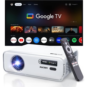 image:imageAurzen Roku TV D1R Smart Portable Outdoor Projector with WiFi and BluetoothGoogle TV